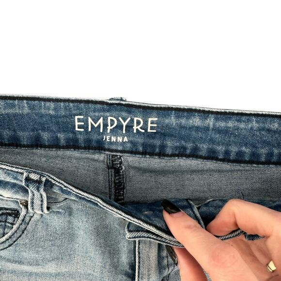 Empyre Jenna NWT Cut Off Denim Jean Shorts Mini Size 5 Casual Summer Jrs - Picture 4 of 5